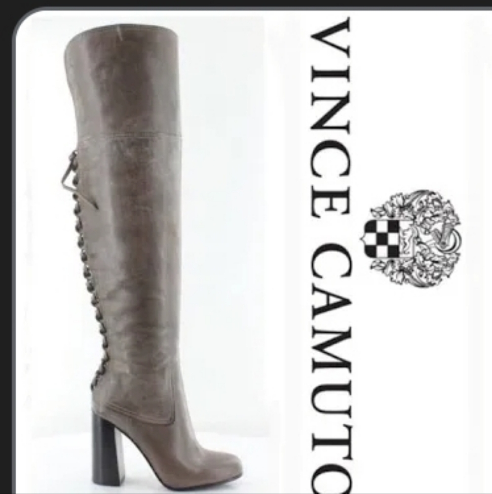 Leather Vince Tolla Over the knee boots  8.5
